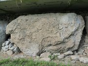 engraved kerb stone, Ireland, Knowth, Megalithic passage tomb : engraved kerb stone, Ireland, Knowth, Megalithic passage tomb
