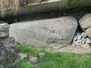 engraved kerb stone, Ireland, Knowth, Megalithic passage tomb : engraved kerb stone, Ireland, Knowth, Megalithic passage tomb