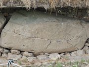 engraved kerb stone, Ireland, Knowth, Megalithic passage tomb : engraved kerb stone, Ireland, Knowth, Megalithic passage tomb