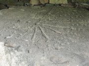 engraved kerb stone, Ireland, Knowth, Megalithic passage tomb : engraved kerb stone, Ireland, Knowth, Megalithic passage tomb