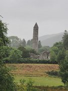 Glendalough Monastic site, Ireland, Round Tower : Glendalough Monastic site, Ireland, Round Tower