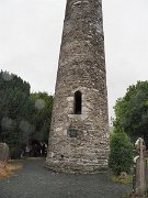 Glendalough Monastic site, Ireland, Round Tower : Glendalough Monastic site, Ireland, Round Tower