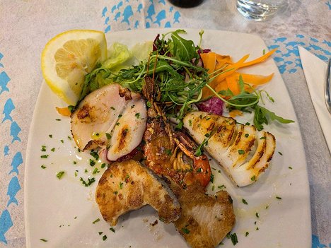 Naples and Ravenna - Restaurant meals