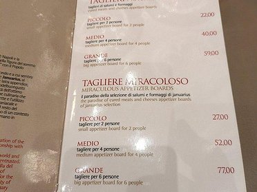 Naples, Italy - Januarius Michelin recommended