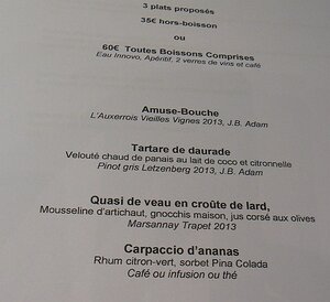 20160204_SAM_7894_ES71 Menu Affaire - 35 euro