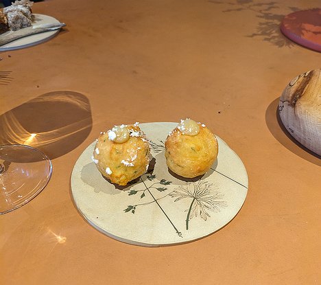 20231130_PXL120626959_Pixel7a-JEB and potato croquettes with Mont d'Or cheese and quince
