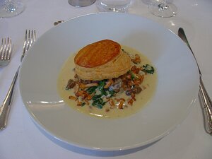 20100902_DSC00783_DSCV1 Starter: Cassolette d'escargots, asperges et cèpes à l'ail des ours