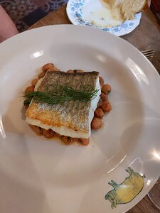 20211005_PXL133932984_Pixel3a-JEB Folkestone Market Cod Loin, Borlotti Bean Stew & Lovage Oil £26