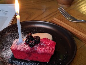 The-Small-Holding_Cranbrook-Kent_20191026_20100_BURSTThe-Small-Holding_Cranbrook-Kent_20191026145606804 Beetroot sponge with blackberries