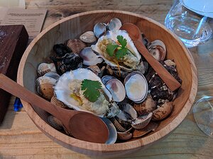 The-Small-Holding_Cranbrook-Kent_20191026_20124317 Oyster (baked), Kale, Lovage