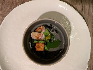 20251112_PXL190818746_Pixel7a-JEB amuse bouche: gambas, coriandre, polenta