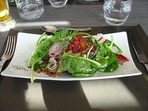 20100407_DSC00520_DSCV1 14€ Quick lunch menu which changes daily - salad starter