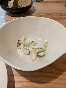 20240711_PXL110058285_Pixel7a-JEB cucumber, pickled baby melons, mint and lemon balm lassi