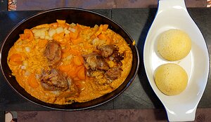 20210424_PXL171933153.MP_Pixel3a-JEB Poitrine de veau façon Makhanni, rava idli {pain de semoule vapeur)