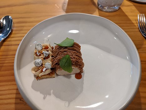 l'Alchemille Restaurant_Kaysersberg_20191120_IMG144321 chestnut, rosehip and hazelnut creation
