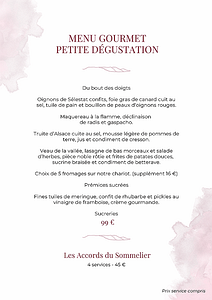 Imprimerie menu Gourmet-5