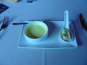 20070406_DSC02513_DSCV1 Amuse bouche: soupe de choucroute et Saint Jacques