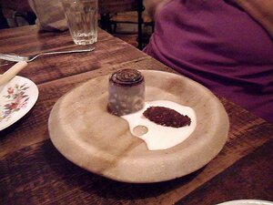 20160825_SAM_8025_ES71 garden: Roast celeriac, sunflower seed, almond milk