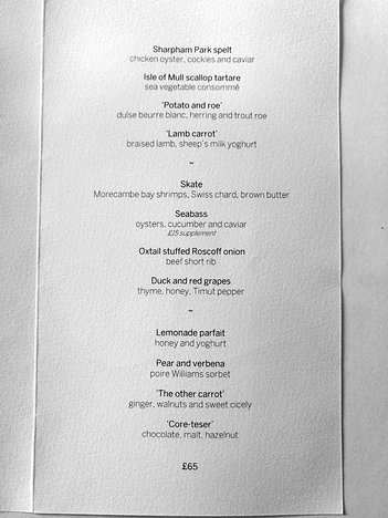 Core by Clare Smith_London_1027_IMG105447759-ifl-BW Three-course menu