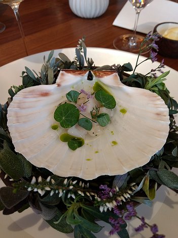 Core by Clare Smith_London_1026_IMG124732207 lsle of Mull scallop tartare and sea vegetable consomme