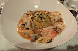 20240623_PXL180847357_Pixel7a-JEB Cous cous di pesce con mirepoix di verdure (Fish cous cous with vegetables) 14€