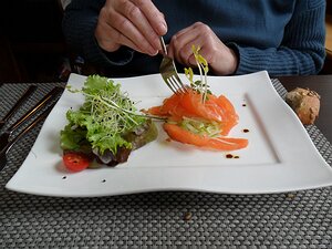 20121008_SAM_0849_ES71 Menu Carola starter - salade de pommes granny smith exposed