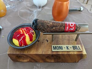 20240512_PXL123824570.MP_Pixel7a-JEB smoking chocolate cigar and mango cream (signature dish)