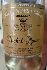 20250213_PXL114124195_Pixel7a-JEB Moelleux de Rhubarbe - Crillon des Vosges - Blanc - 2021 - Domaine Michel Moine