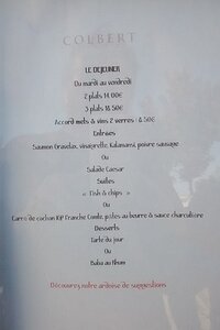 20141015_IMG120232297_MotoG-JEB We chose the 3 plats 18.50 euro menu