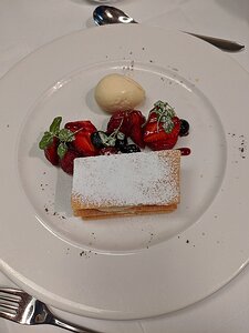 20190906_IMG140224_Pixel3a-JEB dessert: Lemon Mille-feuille with Summer Berries and Lemon Marscarpone Ice Cream