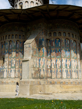 20090423_2719_E510_LR St George's Church, Voronet Monastery, Moldavia, Romania; built 1488, painted 1547 (photographed on St Georges Day, 23 April 2009)
