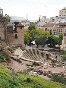 Malaga, Roman amphitheatre, Spain : Malaga, Roman amphitheatre, Spain