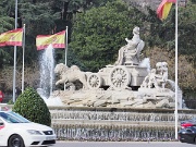 Fuente de Neptuno, Madrid, Plaza de la Cibeles, Spain : Fuente de Neptuno, Madrid, Plaza de la Cibeles, Spain