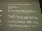 Madrid, Museo Arqueologico Nacional, Napier's abacus, Napier's bones (calculator), Spain : Madrid, Museo Arqueologico Nacional, Napier's abacus, Napier's bones (calculator), Spain