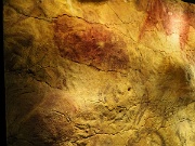 Madrid, Museo Arqueologico Nacional, replica cave paintings Cueva de Altamira, Spain : Madrid, Museo Arqueologico Nacional, replica cave paintings Cueva de Altamira, Spain