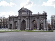 Madrid, Monumento al rey Alfonso XII, Puerta de Alcala, Spain : Madrid, Monumento al rey Alfonso XII, Puerta de Alcala, Spain