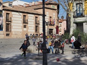 Calle Mancebos, Madrid, Plaza de San Andres, Spain : Calle Mancebos, Madrid, Plaza de San Andres, Spain