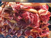 Calle Comercio, ham sandwiches, Spain, Toledo : Calle Comercio, ham sandwiches, Spain, Toledo