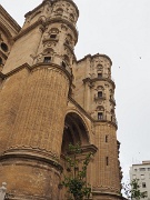 Calle Molina Lario, Cathedral, Malaga, Spain : Calle Molina Lario, Cathedral, Malaga, Spain